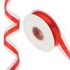 Organza Chiffon Ribbon Candy Satin Striped Sheer Craft Ribbons for Bows Making Gift Wrapping Wreath 50 Yards x 1" Decoration