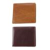 RFID Blocking Men Wallet Vintage Faux Leather Bi-fold Wallet with ID Window Coin Pocket Portable Folding Anti-Theft Credit Card Holder