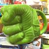 Marvel Hulk Keramische Mok, Grote Capaciteit Koffie , Theekop met Groen Vuist Ontwerp, Perfect voor Kerstmis , Halloween Decoratie