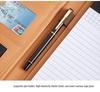 A4 Business Folder with Calculator and Zipper - Sales Manager's Document File Folder