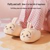 Pantofole Peluche Usagi Anime Accoglienti – Calzature da Casa in Cotone Completamente Avvolgenti