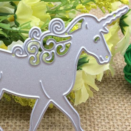 Unicor-n Horse Cutting Dies Stencil Scrapbooking DIY Card Paper Embossing Craft