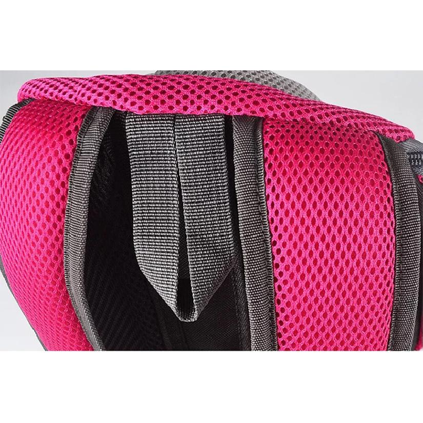 New Double Shoulder Portable Travel Backpack Outdoor Pet Dog Carrier Bag Pet Dog Front Bag Mesh Backpack