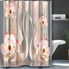 3D Background Bathroom  Shower Curtain Animal Waterproof Fabric Bathroom Curtain With 12 Hooks Sunflower Home Deco