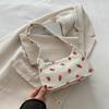 Stylish Minimalist Shoulder Bag For Casual Summer Outings Trendy Strawberry Print