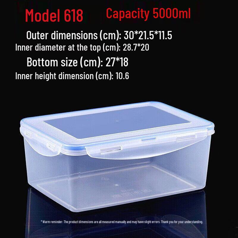 Plastic Microwave & Freezer Food Storage Container