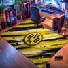 Borussia Dortmund BVB 09 Logo Smuga Farby Tło Obszar Druku Dywanik Podłogowy Mata Dekoracyjna Nieślizgająca się Wejście do Domu Salon dla Fanów Piłki Nożnej
