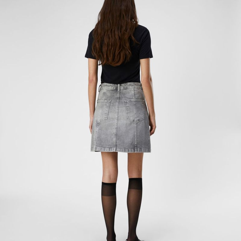 Tee shirt basique noir Jannie manches courtes Femme OBJECT