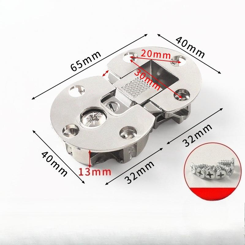 2Pcs Flip Hinges 180 Degree Folding Replace Zinc Alloy Smooth Cabinet Hinges for Computer Desk Doors Cabinet Table Closet