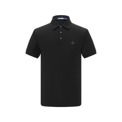 Men's Black Short-Sleeve Polo Shirt 1025523807