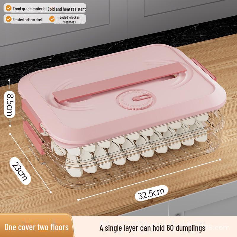 Knödel-Box: Lebensmittelechte Küchenaufbewahrung für Wontons und Tiefkühlprodukte