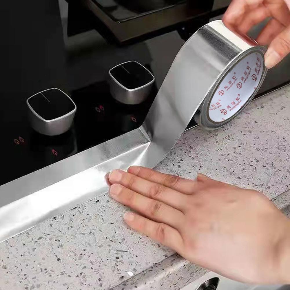 Aluminum Foil Duct Tape Professional Grade Silver Adhesive Sealing Tape for HVAC Refrigerator Heat Insulation Leak Proof Tape