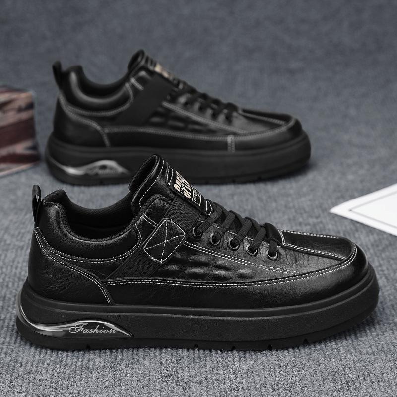 Crocodile pattern Zhongbang shoes casual board shoes British business leather shoes Martin boots 39