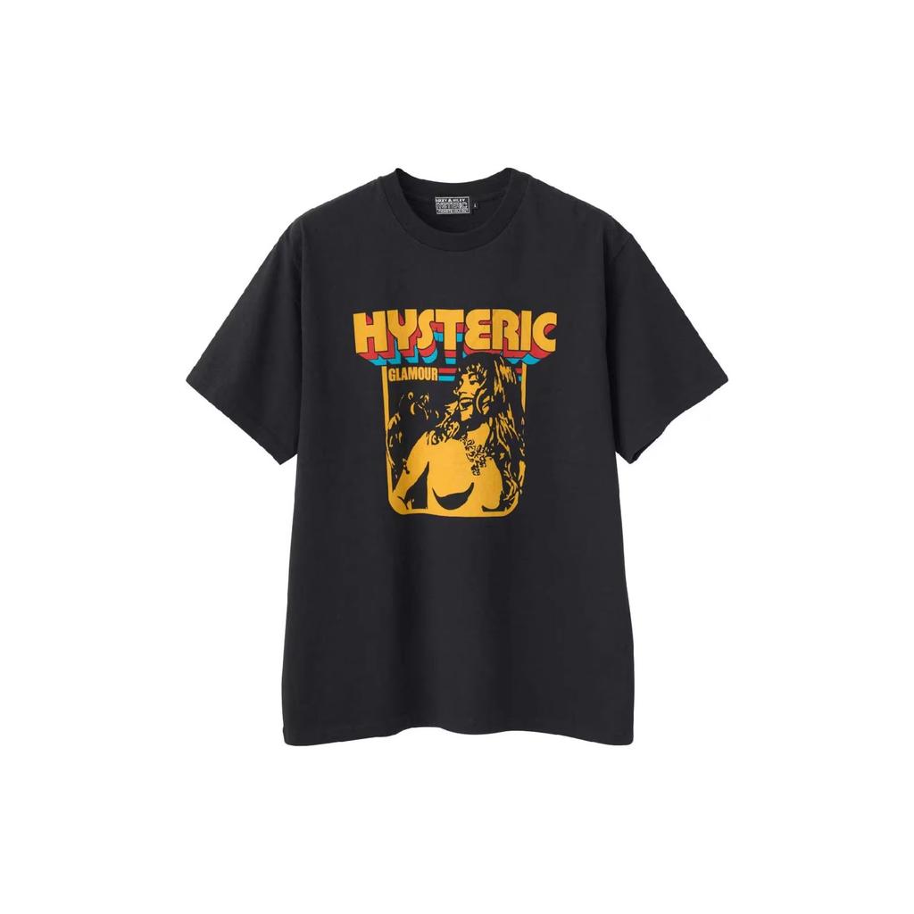 Hysteric Glamour Super Sweet Times TShirt 2026 Summer Unisex Women Vintage Girl Graphic Tee Retro Pop Art Print Casual Top Tshirt
