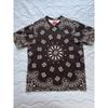 Used Supreme Small Box Tee BLACK BANDANA