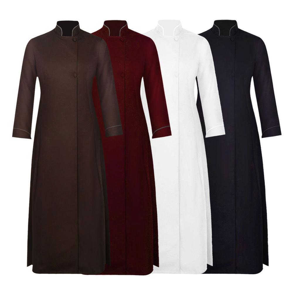 Disfraz de Cosplay de Sacerdote Medieval para Hombre con Diseño de Cuatro Colores Para Fiesta de Halloween