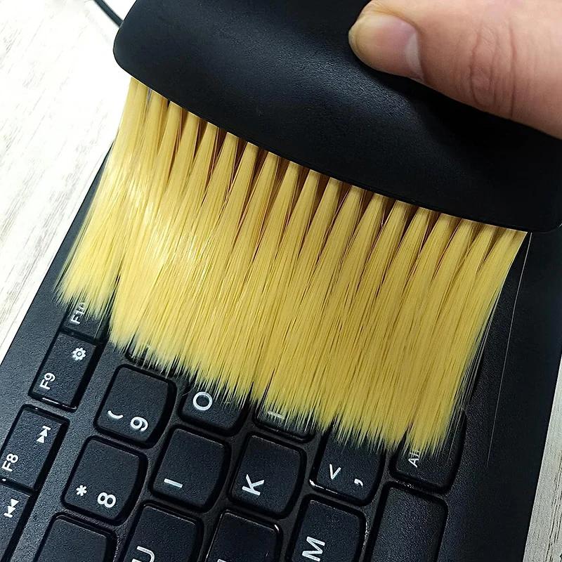 3Pcs Car Interior Cleaning Soft Brush Dashboard Air Outlet Detailing Sweeping Dust Tools Auto Home Office Duster Brushes