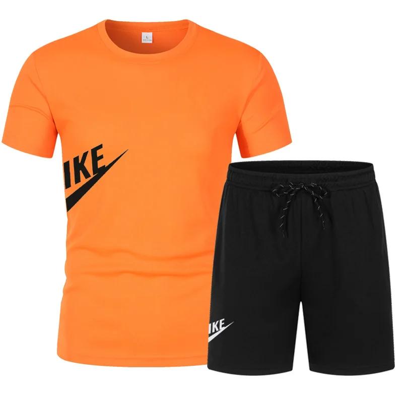 

Summer Casual and Fashionable Short-sleeved T-shirt Set S