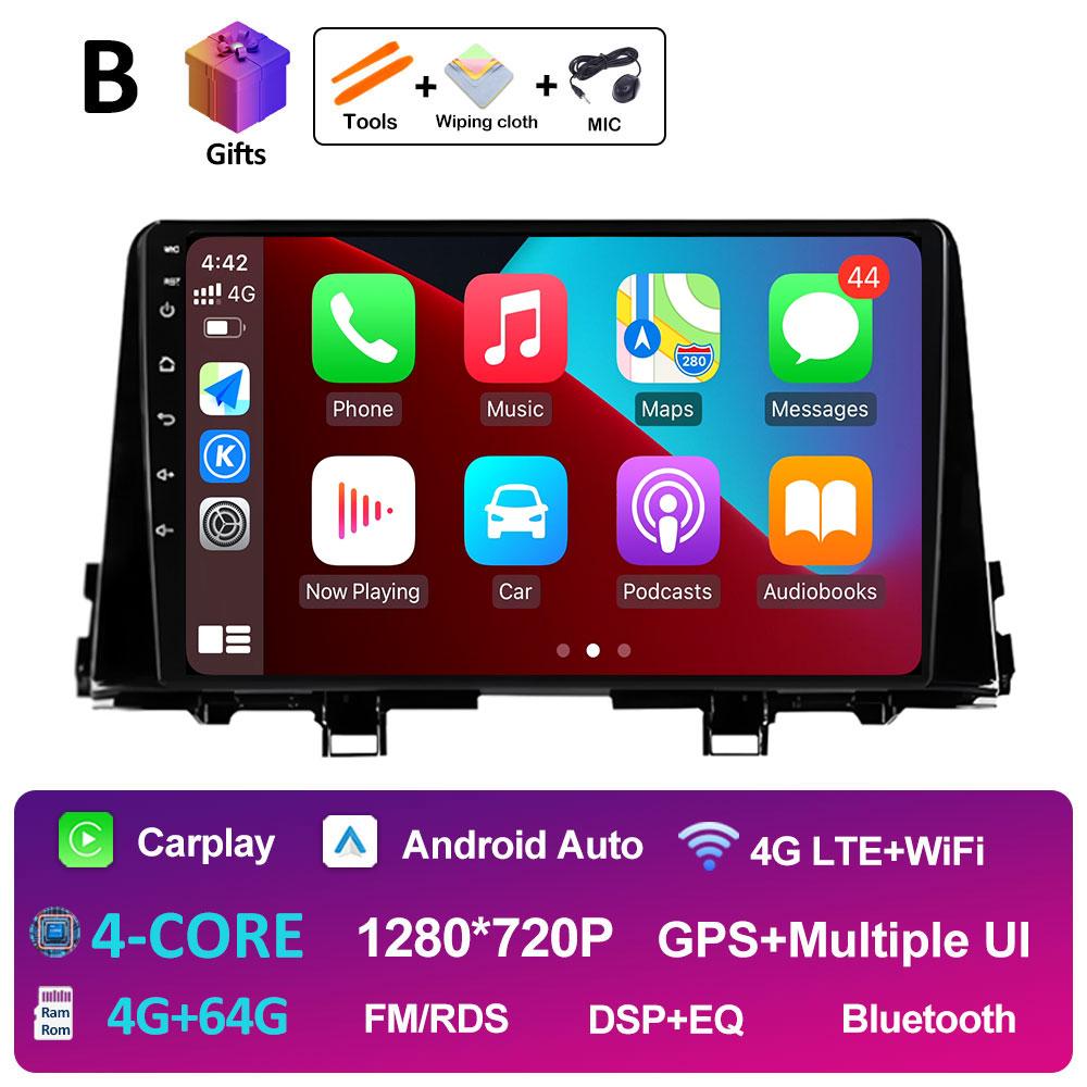 For Kia Morning 3 Picanto 2020 2021 Car Multimedia Video Radio Player Android Smart System Cooling fan DSP Stereo WIFI Head Unit