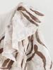 2025 Spring Women's European & American Casual Leopard Print Ruffle Dress