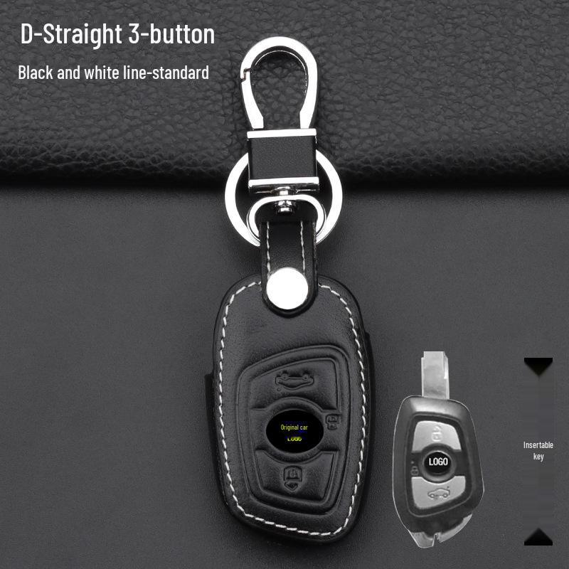Schlüsselabdeckung geeignet für Zhonghua V3, V7, H530, H330, V5 Brilliance Auto-Schlüsselschutztasche mit Schnalle.