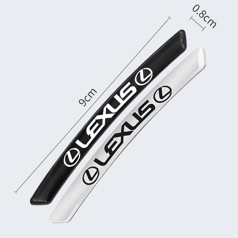 4Pcs Aluminium Car Wheel Hub Styling Stickers Decoration Strip For Lexus FSPORT LBX NX RX 350h 450h ES UX 300e GS GX IS LS LX CT