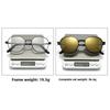 3 In 1 Metal Oval Frame Magnetic Attraction Suitable Prescription Glasses Frames Polarized Clips Sunglasses Two-In-One Lensed