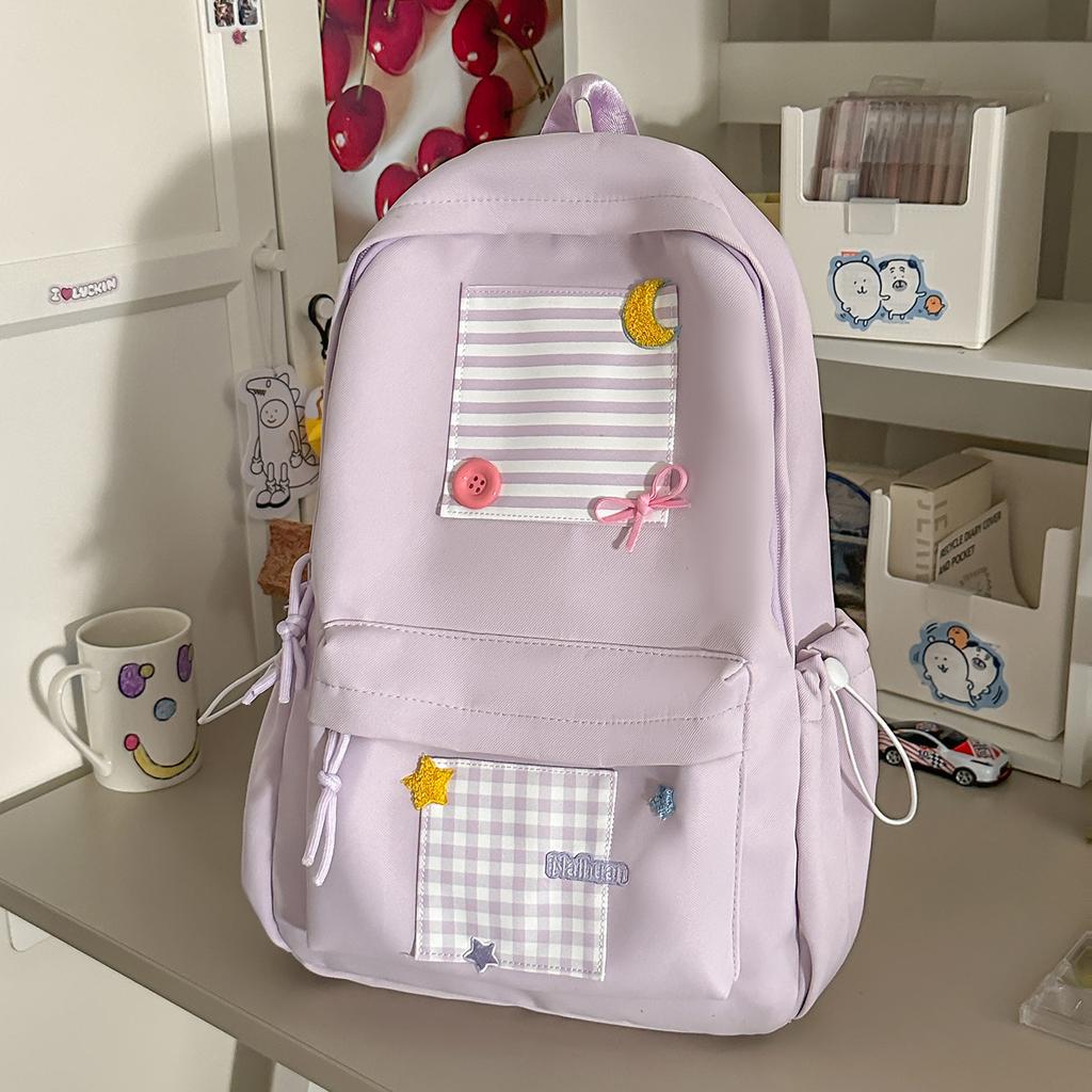 Schoolbag new pain bag Japanese large-capacity junior high school schoolbag small fresh student cute backpack cute cartoon backpack