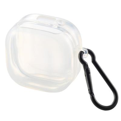 ELECOM Earphone Case LinkBuds Fit Can Be Charged While In the Case Shockproof Carabiner Included TPU Material Clear TWS-SO241UCCR