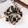 Durable High Elasticity Leopard Print Scrunchie for Adults