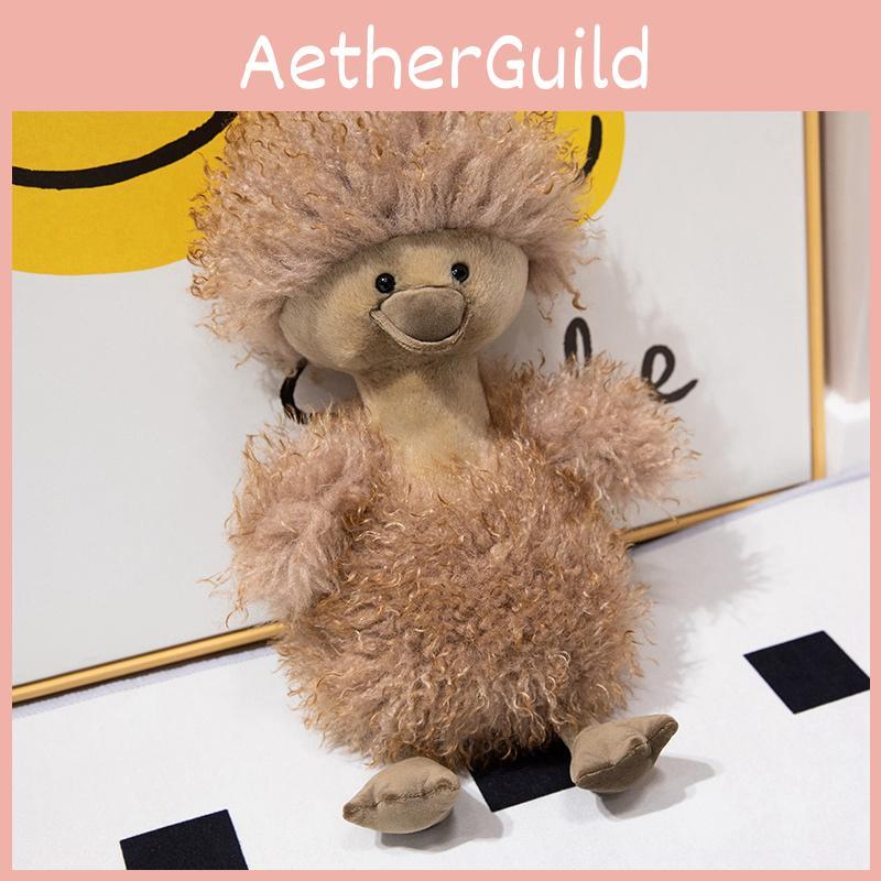 Adorable Yellow Plush Duck Toy Soft And Cuddly Stuffed Animal For Kids And Collectors