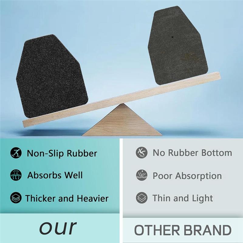 AD23-Urinal Mats 6 Pack Urinal Pads Urinal Floor Mats For Men Bathroom Commerical Disposable Non-Slip Rubber Backing Washable