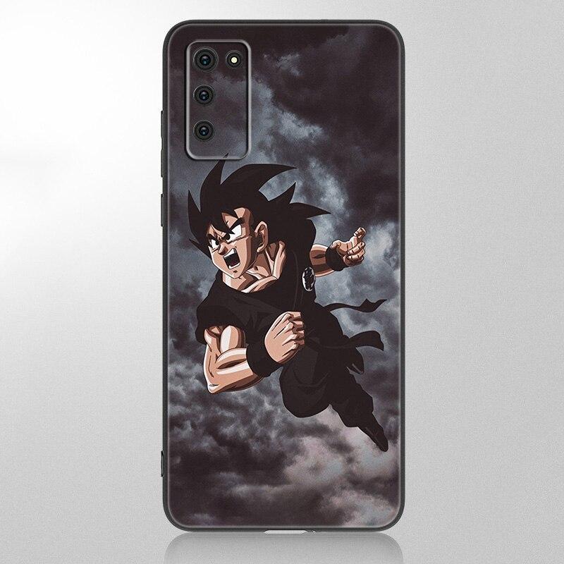 Japan Anime Sohn Goku Fall Für Samsung Galaxy A12 A02S A22 A32 A52 A72 A71 A51 A41 A31 A21 A11 A50 A70 a10S A20S Schwarz Soft Cover