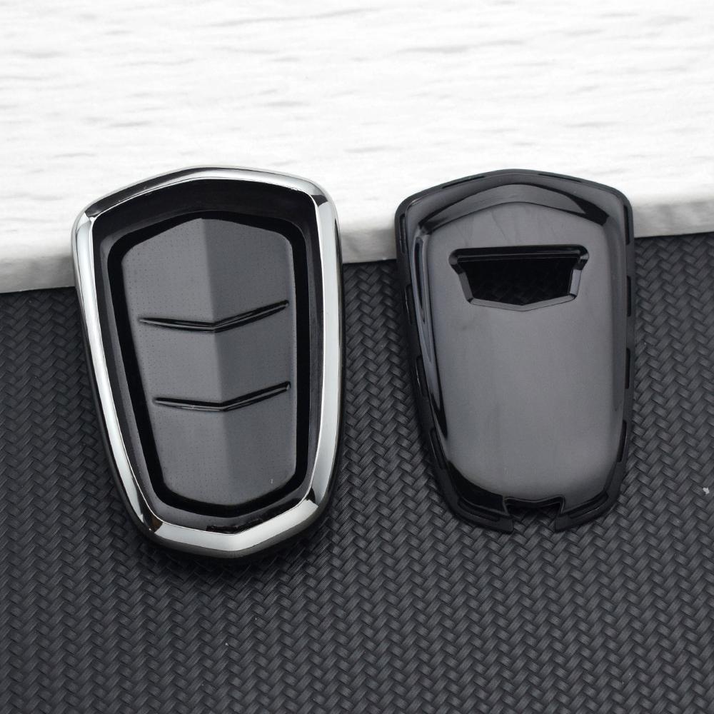 Weiche TPU Smart Key Fob Hülle für Cadillac ATS CT6 CTS DTS XT5 Escalade ESV SRX STS XTS ELR 4/5 Tasten Hülle Schlüsselanhänger Zubehör
