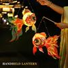 Goldfish Lantern DIY Assembly Handheld Lantern for Kids Battery Powered Chinese Traditional Lantern for Mid-Autumn Festival Spring Festival