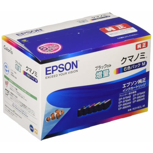 

Оригінальний чорнильний картридж Epson Clownfish KUI-6CL-M, 6 кольорів, тільки чорний, збільшений