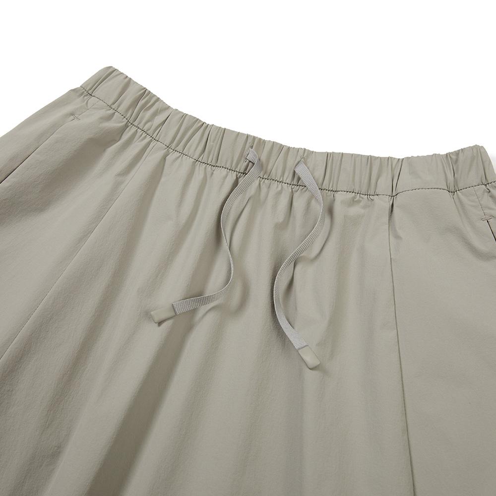 [Snowpeak] Syntech Women's Woven Skirt Beige Gray (S24MWSSK31)