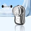 Rechargeable Men's Electric Shaver: Portable Beard Trimmer with Long-lasting Battery for Home, Travel, and Car Use.