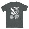When Life Give You Wind Grab a Board and Sail Short-Sleeve Unisex T-Shirt