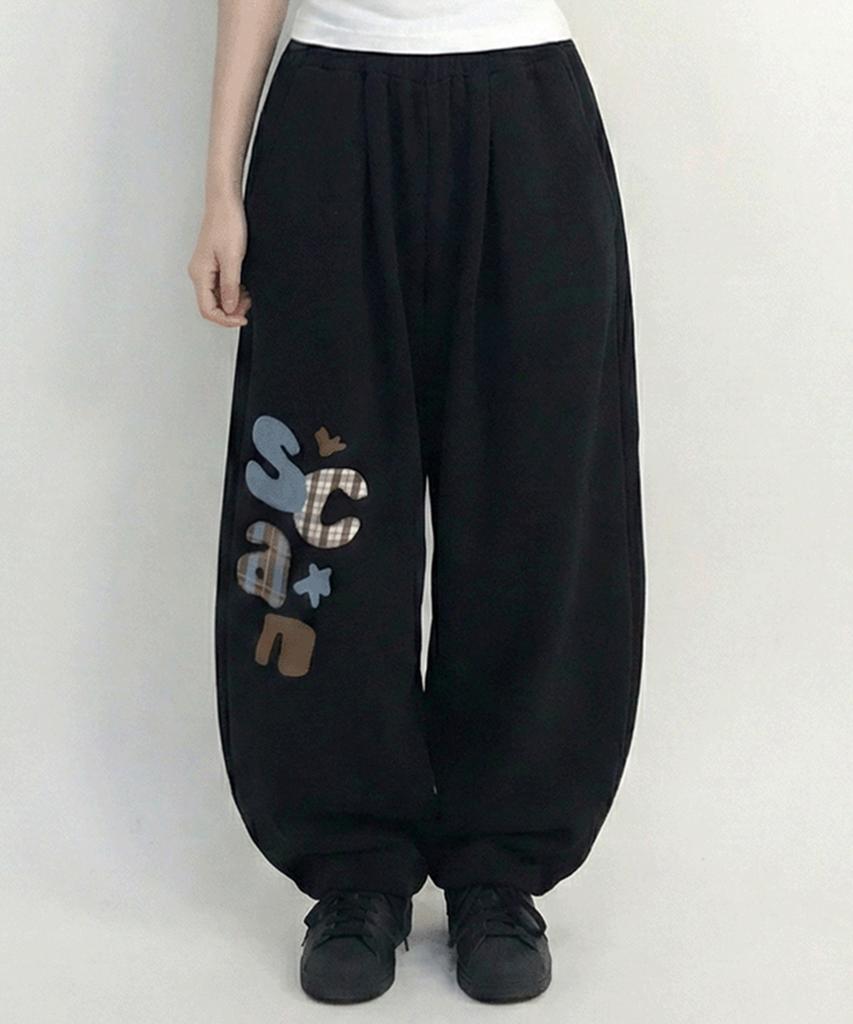 FUZZY SCAN Plumpy Balloon Wide Pants 3 Colors