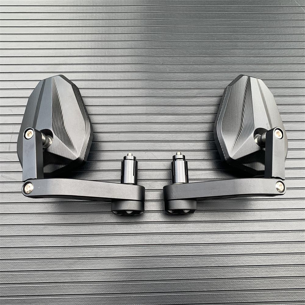 For DUCATI Streetfighter V2 V4 848 MONSTER 821 1200 Scrambler 400 800 XDIAVEL Motorcycle CNC Aluminum Handlebar Bar end Mirrors