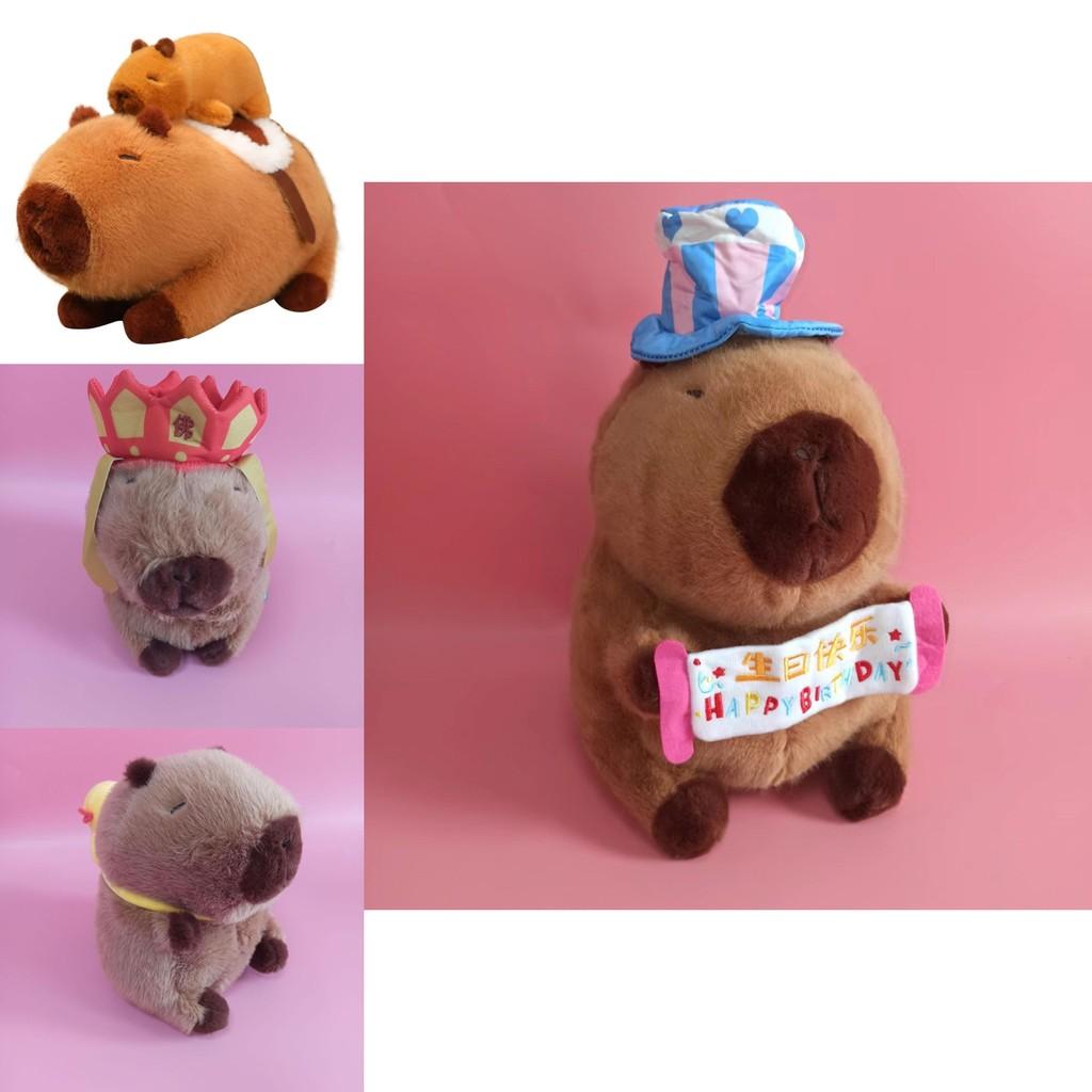 Adorable Soft Plush Capybara Toy For Kids Featuring High Quality Long Fur Material
