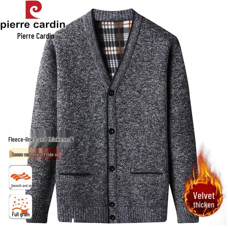 Pierre Cardin Men's V-Neck Knitted Cardigan