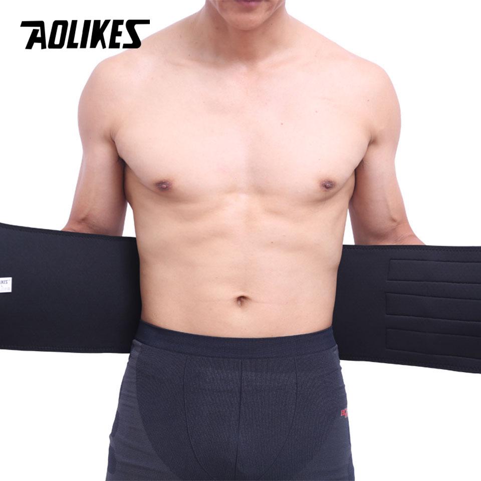 Durable And Safe Aolikes 1Pcs Professional Adjustable Waist Trimmer Slim Fit Abdominal Waist Sweat Belt Waist Back Support Belt Fitness