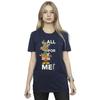 Disney Womens/Ladies Mickey Mouse Presents All For Me Cotton Boyfriend T-Shirt