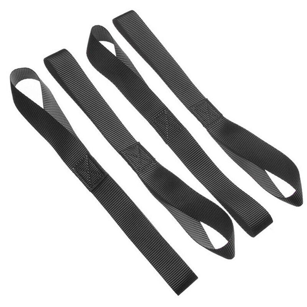 Tie Down Straps Soft Loop 30.5x2.5x0.1cm 4pcs Abrasion Resistant