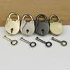 Shape Drawer Lock Antique Style Anti-theft Hardware Decor Small Lock Padlock Diary Book Accessories