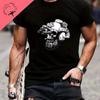 American Beard Warrior Tactical Skull Unisex T Shirt Til Valhalla Cotton T-Shirt Short Sleeve O-Neck T-shirt Casual Men’s Top
