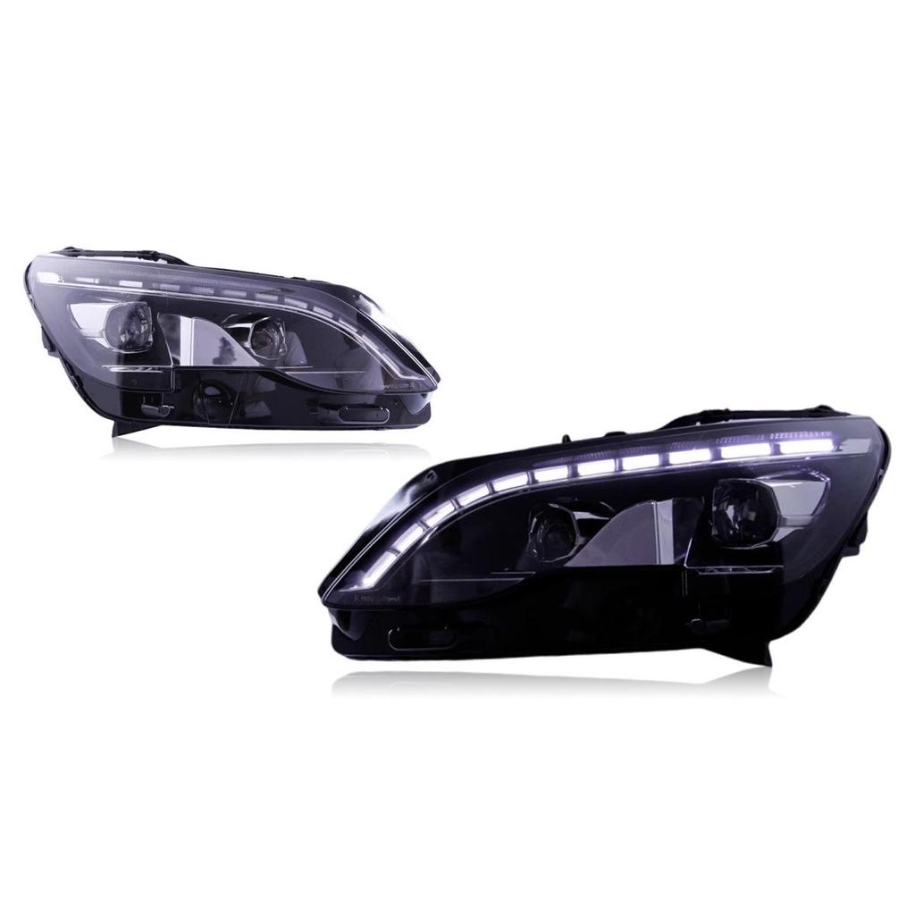 LED Headlight Assembly: Flowing Turn Signals & Daytime Running Lights for 2016-2019 Peugeot 4008/5008