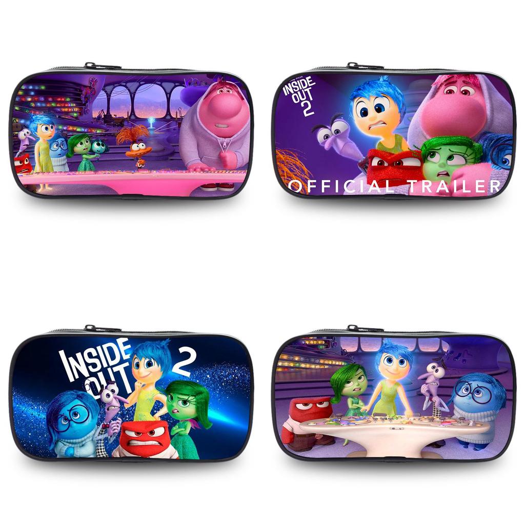Inside Out 2 Student Large Capacity Pencil Case Oxford Cloth Durable Pouch